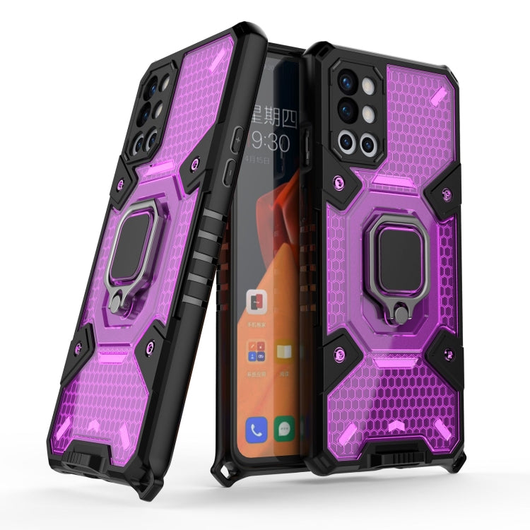 For OnePlus 9R Space PC+TPU Ring Holder Protective Case