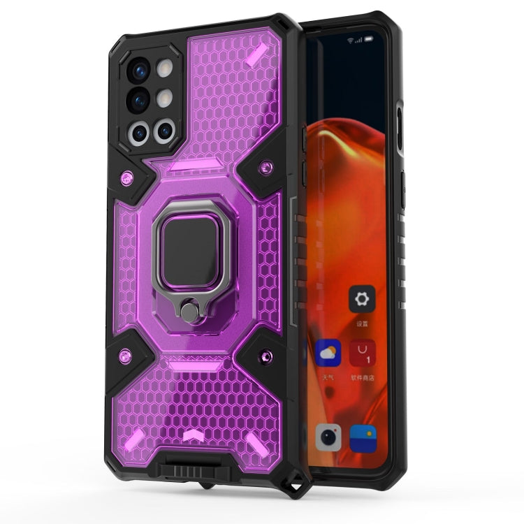 For OnePlus 9R Space PC+TPU Ring Holder Protective Case