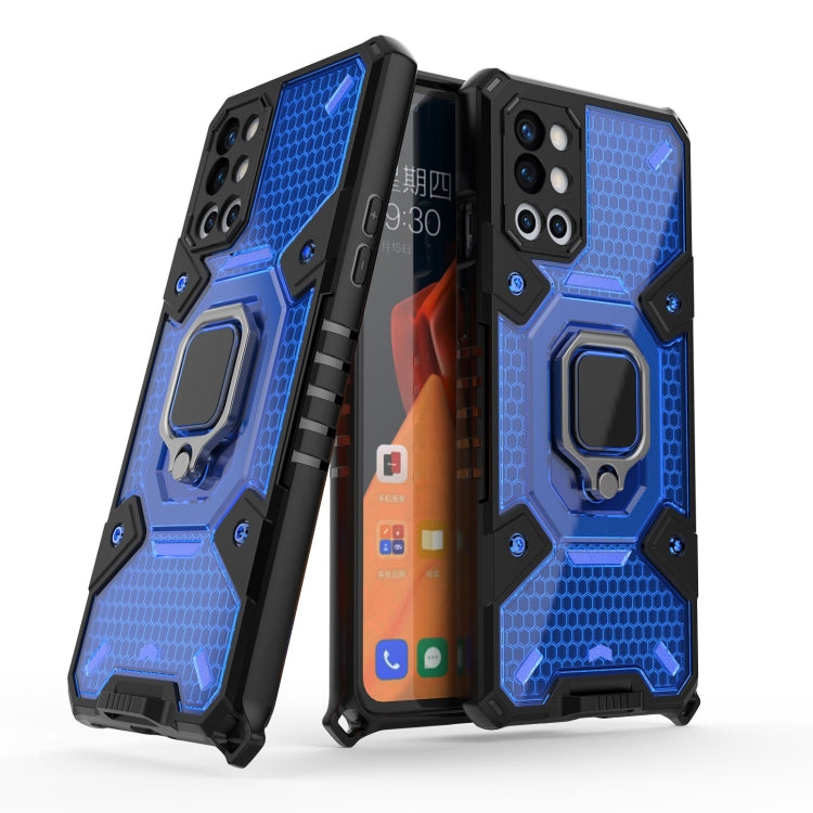 For OnePlus 9R Space PC+TPU Ring Holder Protective Case