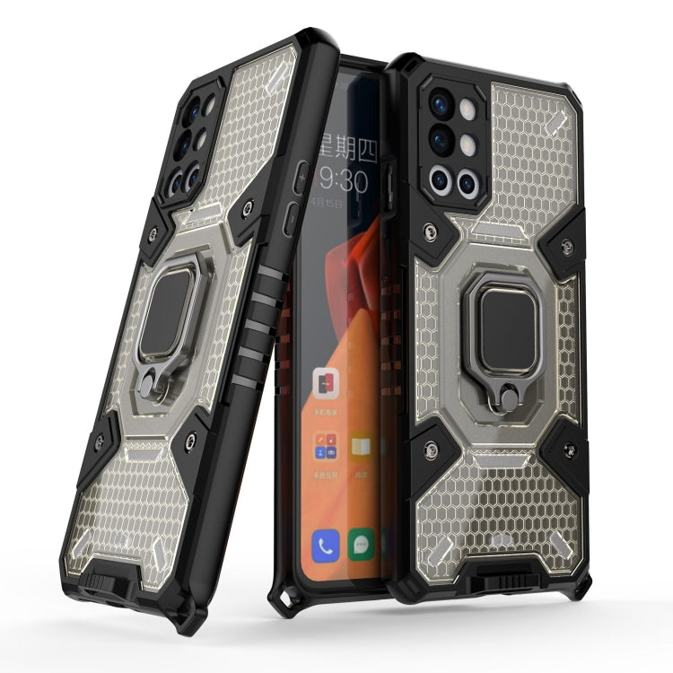 For OnePlus 9R Space PC+TPU Ring Holder Protective Case