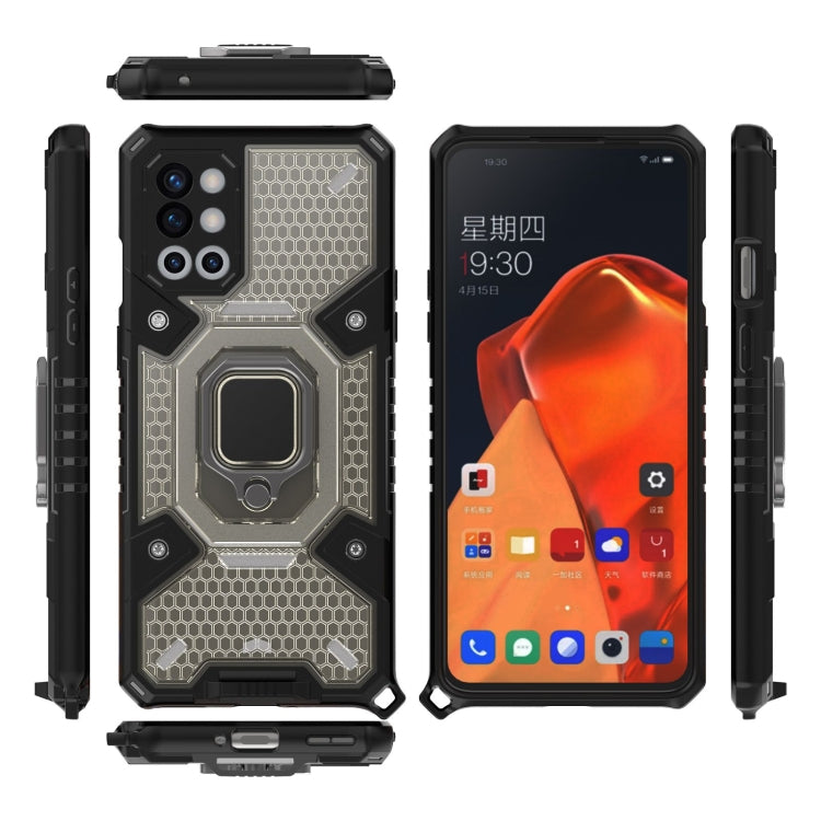 For OnePlus 9R Space PC+TPU Ring Holder Protective Case