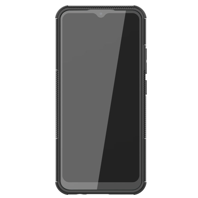 For OPPO Realme C21 / C20 Tire Texture Shockproof TPU+PC Protective Case with Holder