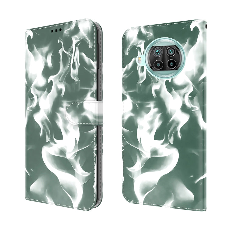 For Xiaomi Mi 10T Lite 5G Cloud Fog Pattern Horizontal Flip Leather Case with Holder & Card Slot & Wallet