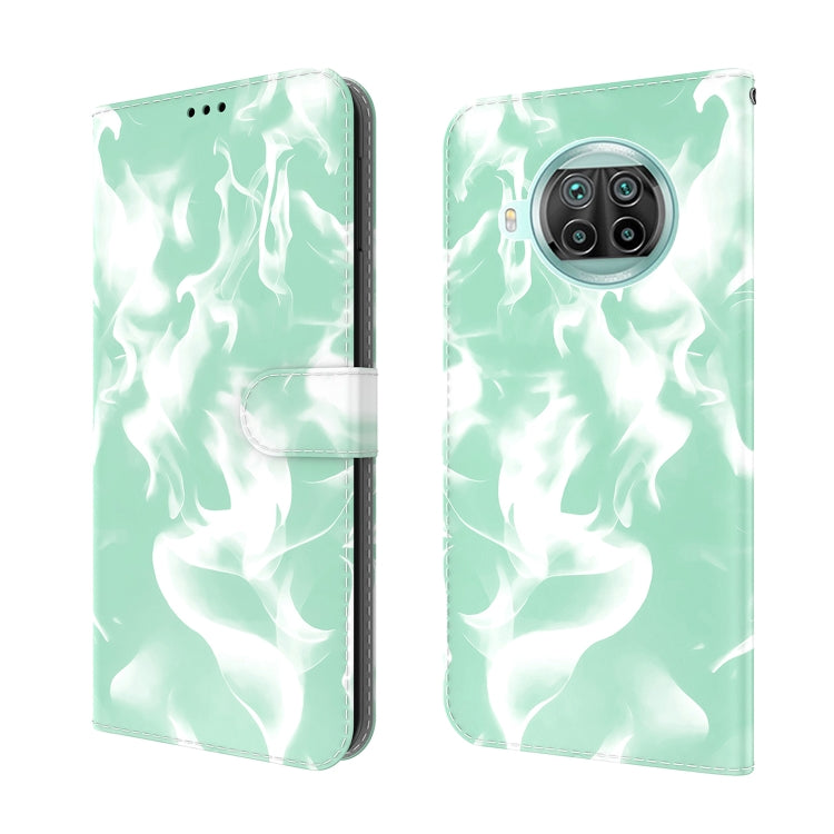 For Xiaomi Mi 10T Lite 5G Cloud Fog Pattern Horizontal Flip Leather Case with Holder & Card Slot & Wallet