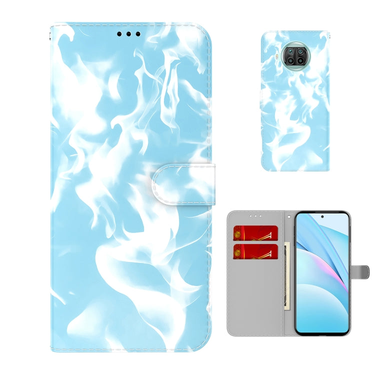 For Xiaomi Mi 10T Lite 5G Cloud Fog Pattern Horizontal Flip Leather Case with Holder & Card Slot & Wallet