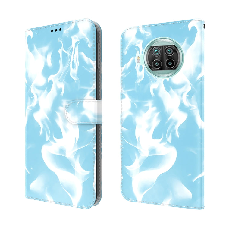 For Xiaomi Mi 10T Lite 5G Cloud Fog Pattern Horizontal Flip Leather Case with Holder & Card Slot & Wallet