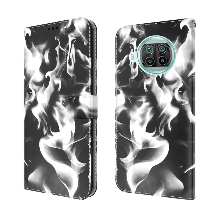 For Xiaomi Mi 10T Lite 5G Cloud Fog Pattern Horizontal Flip Leather Case with Holder & Card Slot & Wallet