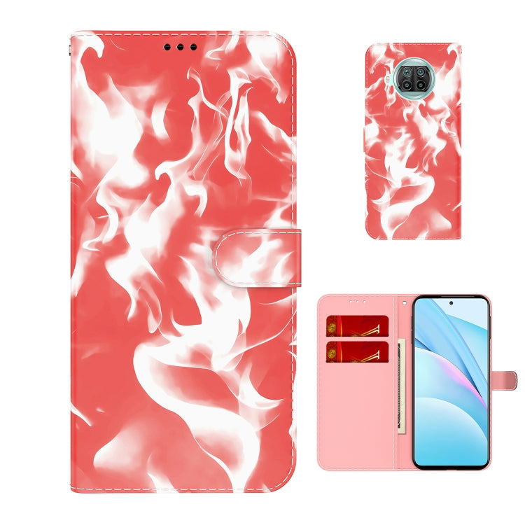 For Xiaomi Mi 10T Lite 5G Cloud Fog Pattern Horizontal Flip Leather Case with Holder & Card Slot & Wallet