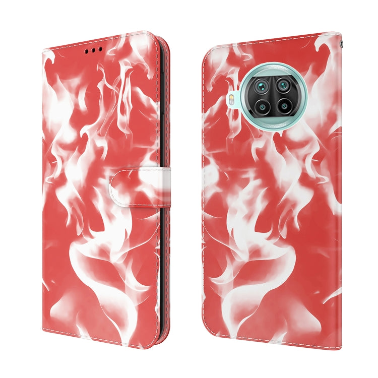 For Xiaomi Mi 10T Lite 5G Cloud Fog Pattern Horizontal Flip Leather Case with Holder & Card Slot & Wallet