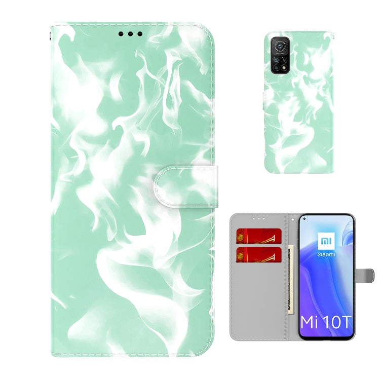 For Xiaomi Mi 10T Pro 5G / 10T 5G Cloud Fog Pattern Horizontal Flip Leather Case with Holder & Card Slot & Wallet