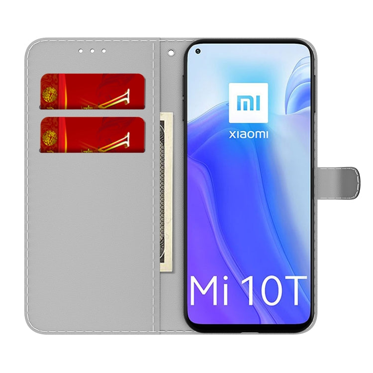 For Xiaomi Mi 10T Pro 5G / 10T 5G Cloud Fog Pattern Horizontal Flip Leather Case with Holder & Card Slot & Wallet