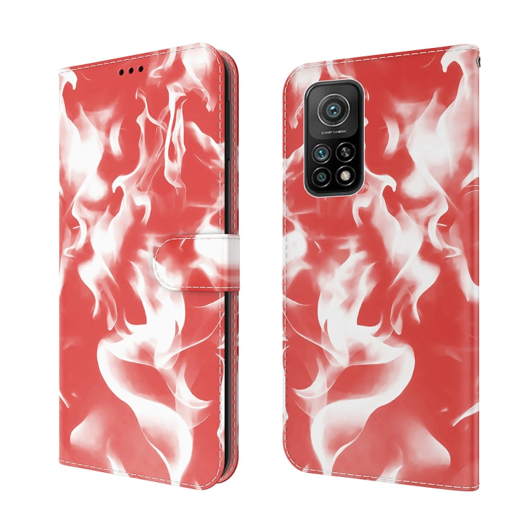 For Xiaomi Mi 10T Pro 5G / 10T 5G Cloud Fog Pattern Horizontal Flip Leather Case with Holder & Card Slot & Wallet