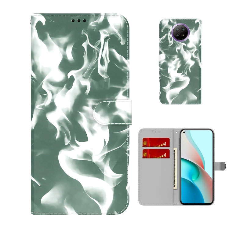 For Xiaomi Redmi Note 9T / Note 9 5G (CN Version) Cloud Fog Pattern Horizontal Flip Leather Case with Holder & Card Slot & Wallet