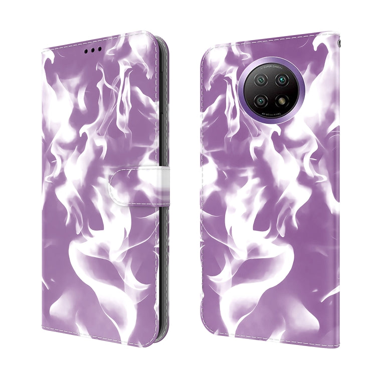 For Xiaomi Redmi Note 9T / Note 9 5G (CN Version) Cloud Fog Pattern Horizontal Flip Leather Case with Holder & Card Slot & Wallet