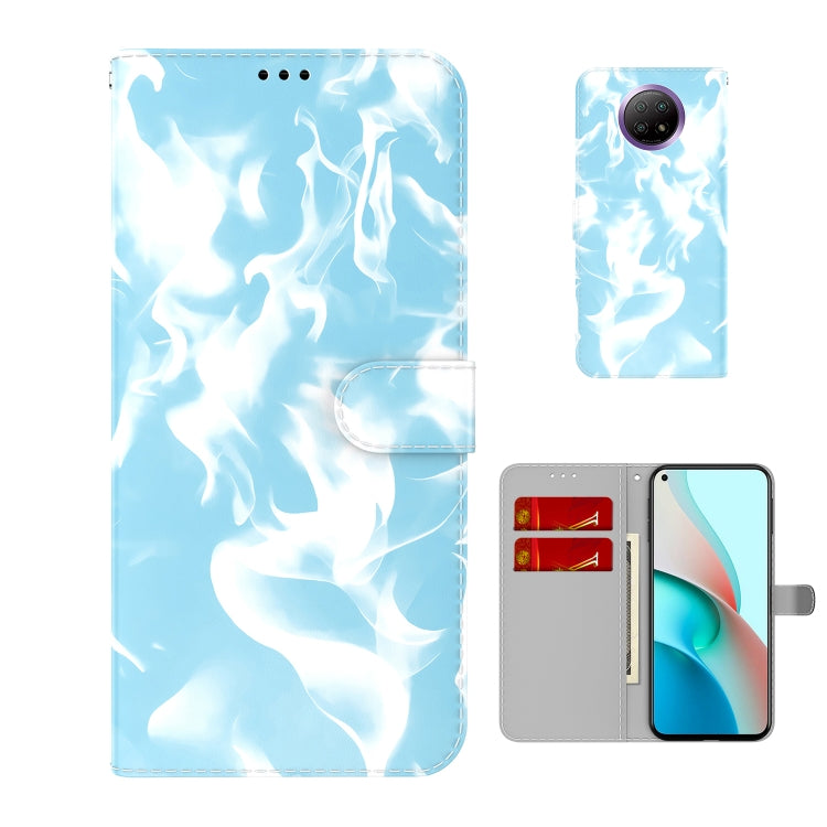 For Xiaomi Redmi Note 9T / Note 9 5G (CN Version) Cloud Fog Pattern Horizontal Flip Leather Case with Holder & Card Slot & Wallet