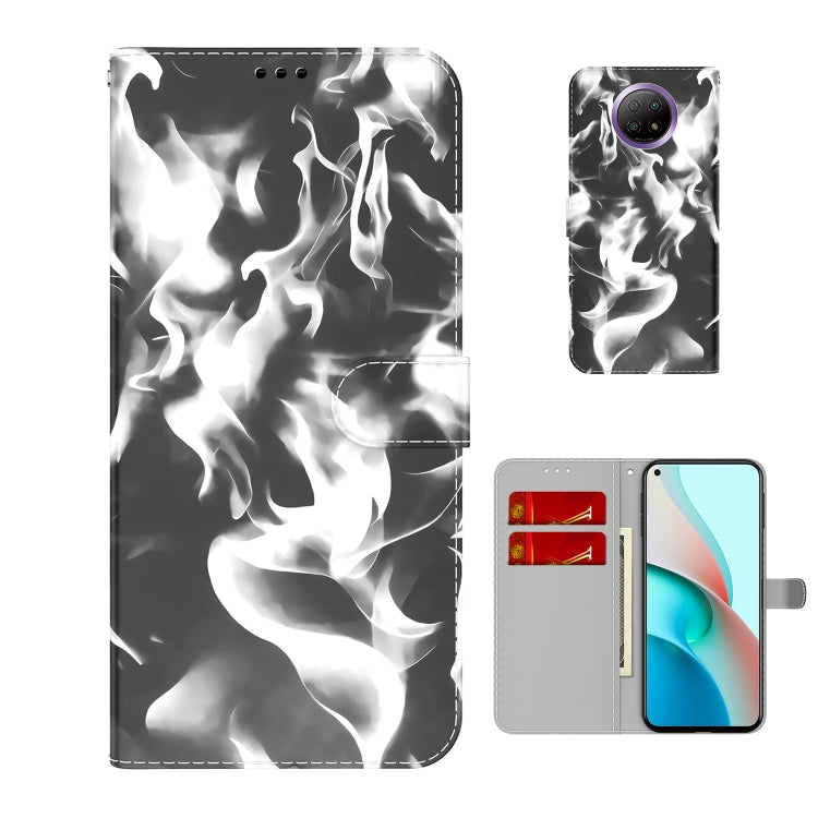 For Xiaomi Redmi Note 9T / Note 9 5G (CN Version) Cloud Fog Pattern Horizontal Flip Leather Case with Holder & Card Slot & Wallet