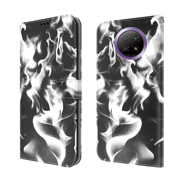 For Xiaomi Redmi Note 9T / Note 9 5G (CN Version) Cloud Fog Pattern Horizontal Flip Leather Case with Holder & Card Slot & Wallet