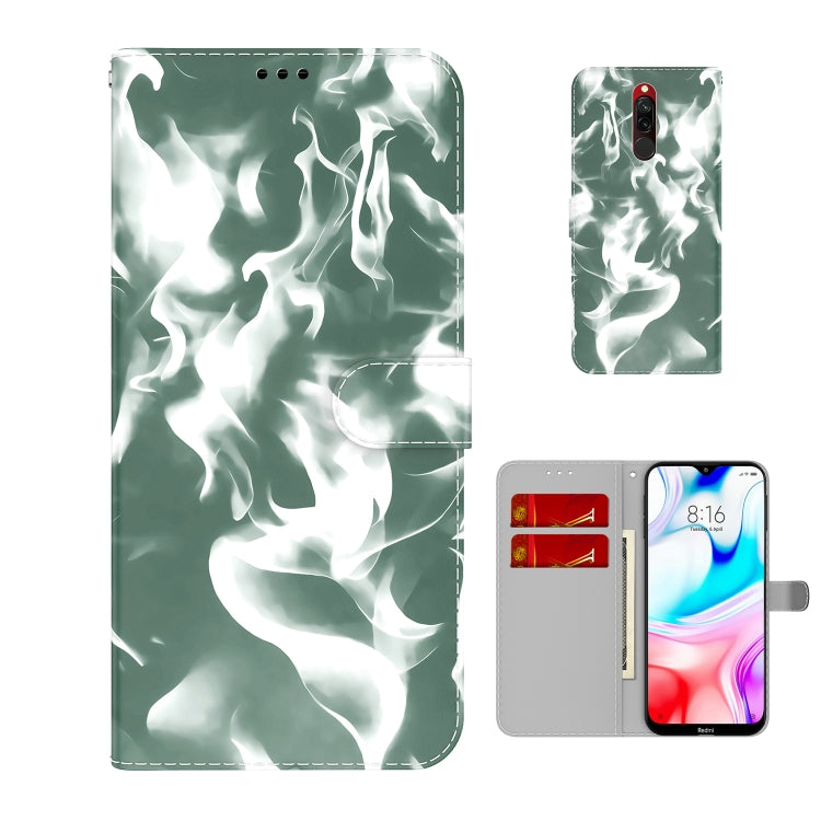 For Xiaomi Redmi 8 / 8A Cloud Fog Pattern Horizontal Flip Leather Case with Holder & Card Slot & Wallet