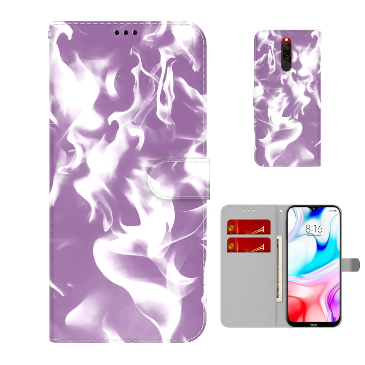 For Xiaomi Redmi 8 / 8A Cloud Fog Pattern Horizontal Flip Leather Case with Holder & Card Slot & Wallet