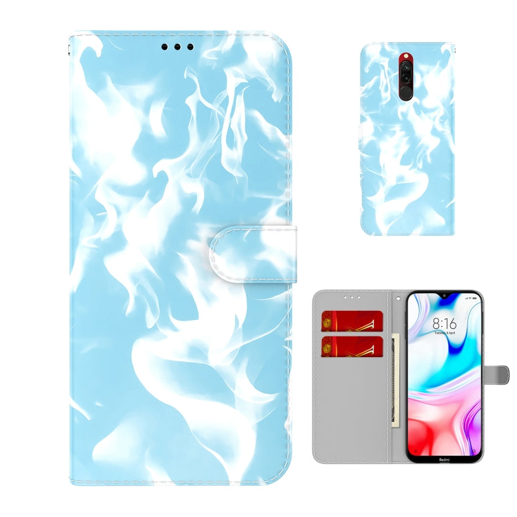 For Xiaomi Redmi 8 / 8A Cloud Fog Pattern Horizontal Flip Leather Case with Holder & Card Slot & Wallet