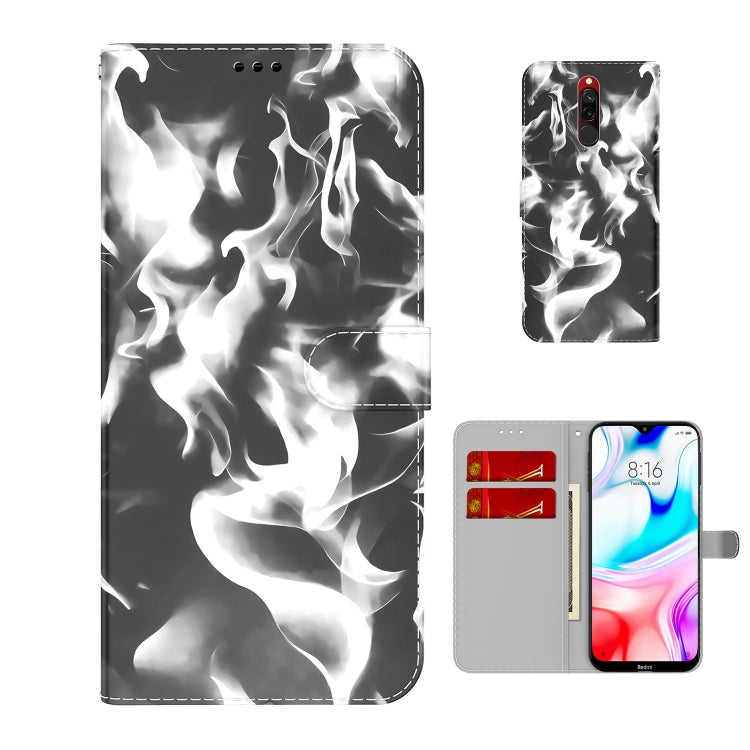 For Xiaomi Redmi 8 / 8A Cloud Fog Pattern Horizontal Flip Leather Case with Holder & Card Slot & Wallet
