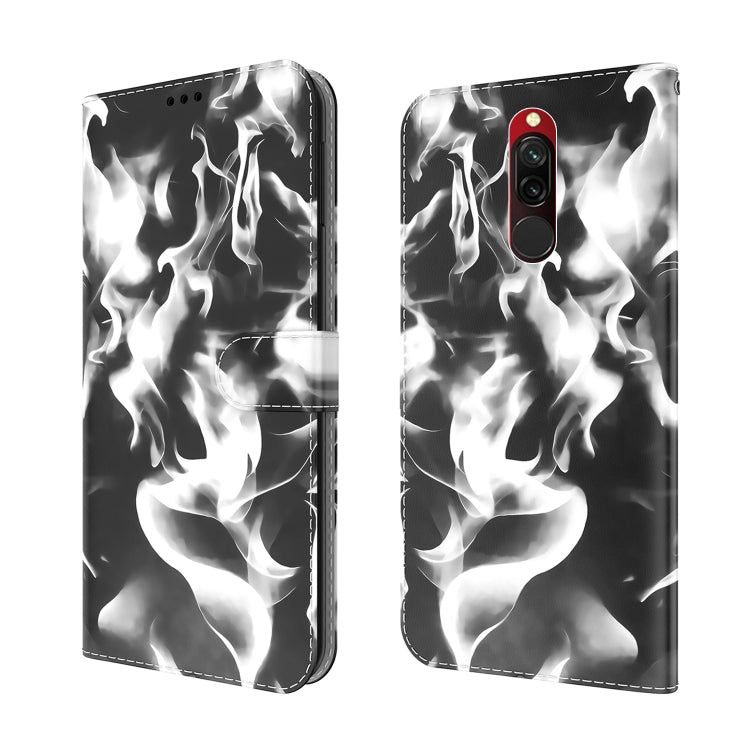 For Xiaomi Redmi 8 / 8A Cloud Fog Pattern Horizontal Flip Leather Case with Holder & Card Slot & Wallet