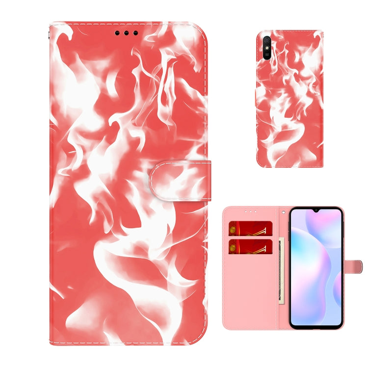 For Xiaomi Redmi 9A Cloud Fog Pattern Horizontal Flip Leather Case with Holder & Card Slot & Wallet