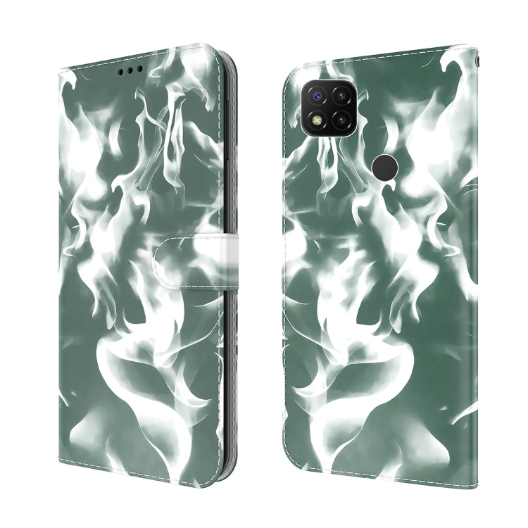 For Xiaomi Redmi 9C Cloud Fog Pattern Horizontal Flip Leather Case with Holder & Card Slot & Wallet