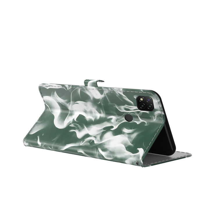 For Xiaomi Redmi 9C Cloud Fog Pattern Horizontal Flip Leather Case with Holder & Card Slot & Wallet