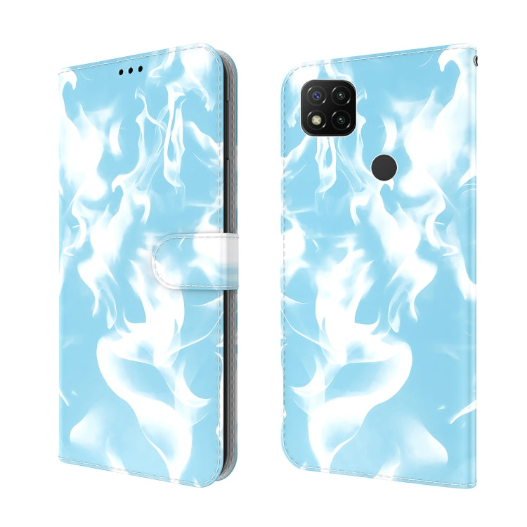 For Xiaomi Redmi 9C Cloud Fog Pattern Horizontal Flip Leather Case with Holder & Card Slot & Wallet