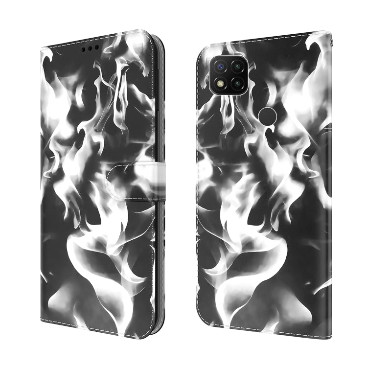 For Xiaomi Redmi 9C Cloud Fog Pattern Horizontal Flip Leather Case with Holder & Card Slot & Wallet