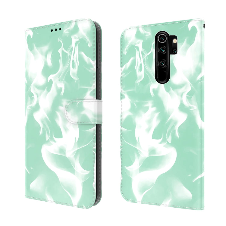 For Xiaomi Redmi Note 8 Pro Cloud Fog Pattern Horizontal Flip Leather Case with Holder & Card Slot & Wallet
