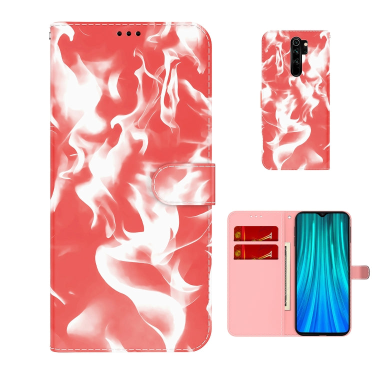 For Xiaomi Redmi Note 8 Pro Cloud Fog Pattern Horizontal Flip Leather Case with Holder & Card Slot & Wallet