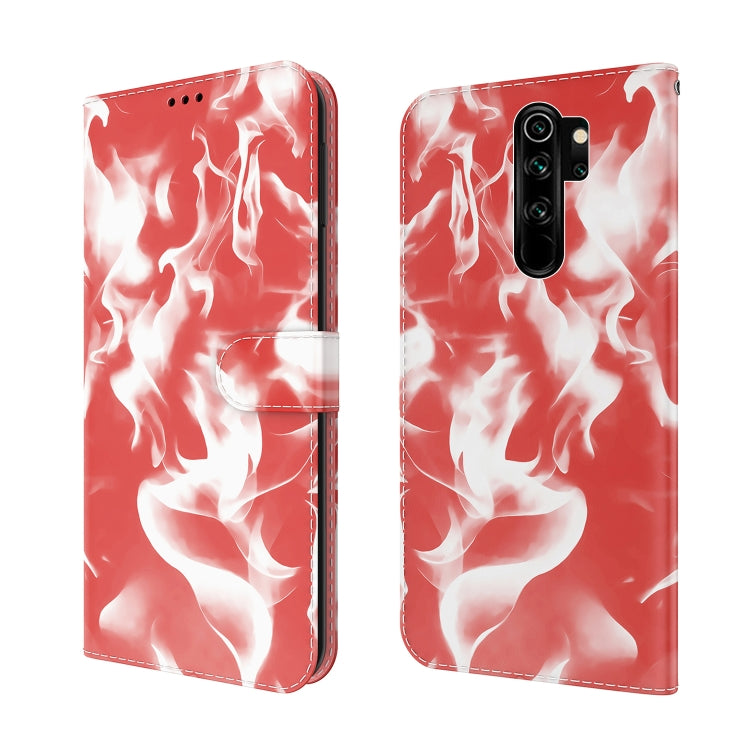 For Xiaomi Redmi Note 8 Pro Cloud Fog Pattern Horizontal Flip Leather Case with Holder & Card Slot & Wallet