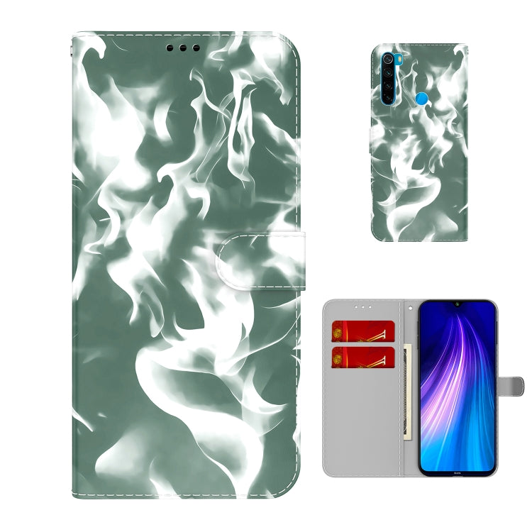 For Xiaomi Redmi Note 8T Cloud Fog Pattern Horizontal Flip Leather Case with Holder & Card Slot & Wallet