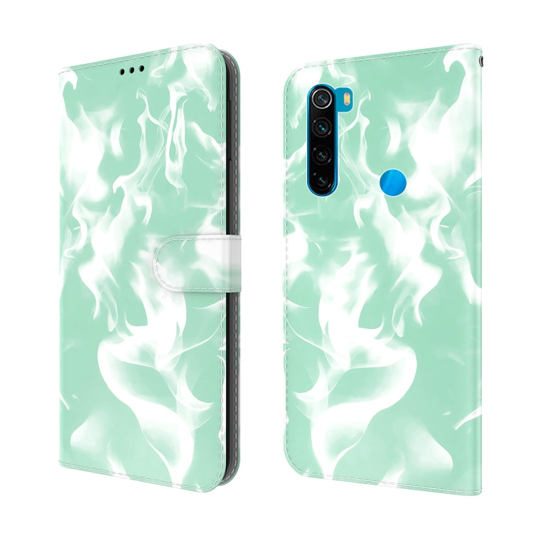 For Xiaomi Redmi Note 8T Cloud Fog Pattern Horizontal Flip Leather Case with Holder & Card Slot & Wallet