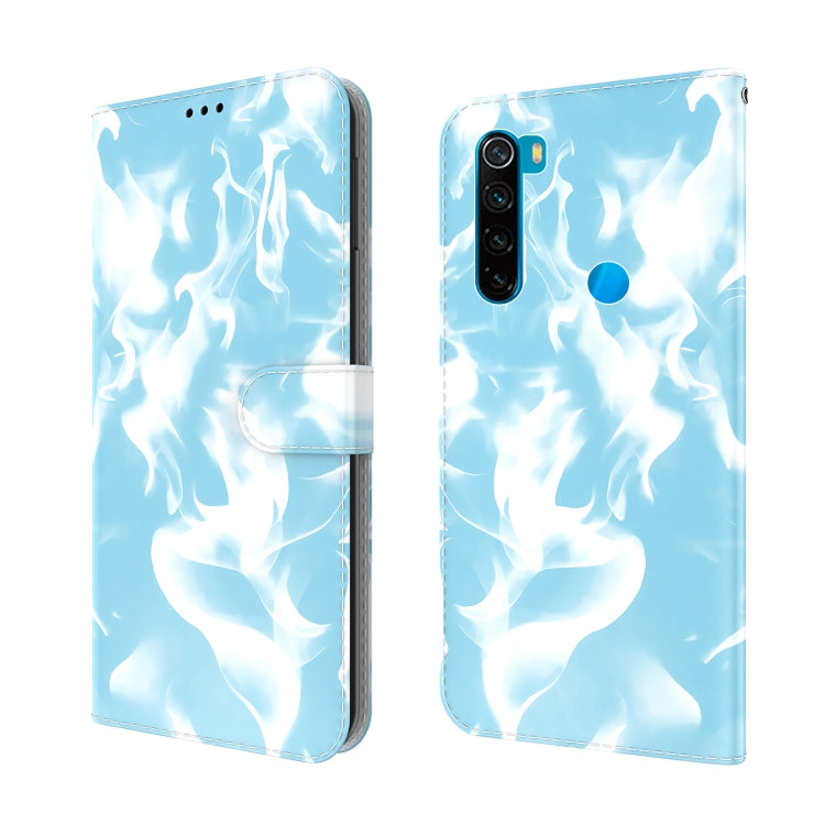 For Xiaomi Redmi Note 8T Cloud Fog Pattern Horizontal Flip Leather Case with Holder & Card Slot & Wallet