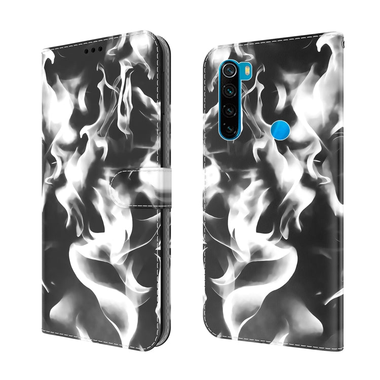 For Xiaomi Redmi Note 8T Cloud Fog Pattern Horizontal Flip Leather Case with Holder & Card Slot & Wallet