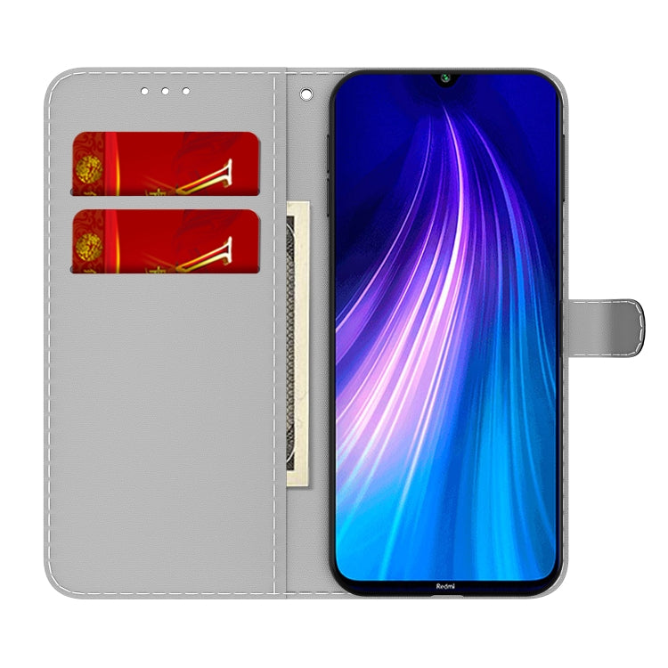 For Xiaomi Redmi Note 8T Cloud Fog Pattern Horizontal Flip Leather Case with Holder & Card Slot & Wallet
