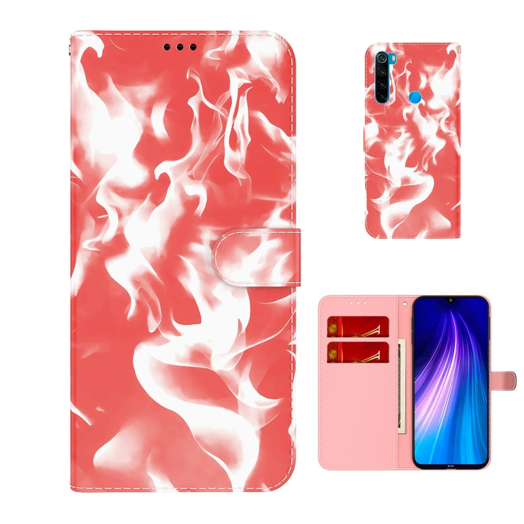 For Xiaomi Redmi Note 8T Cloud Fog Pattern Horizontal Flip Leather Case with Holder & Card Slot & Wallet