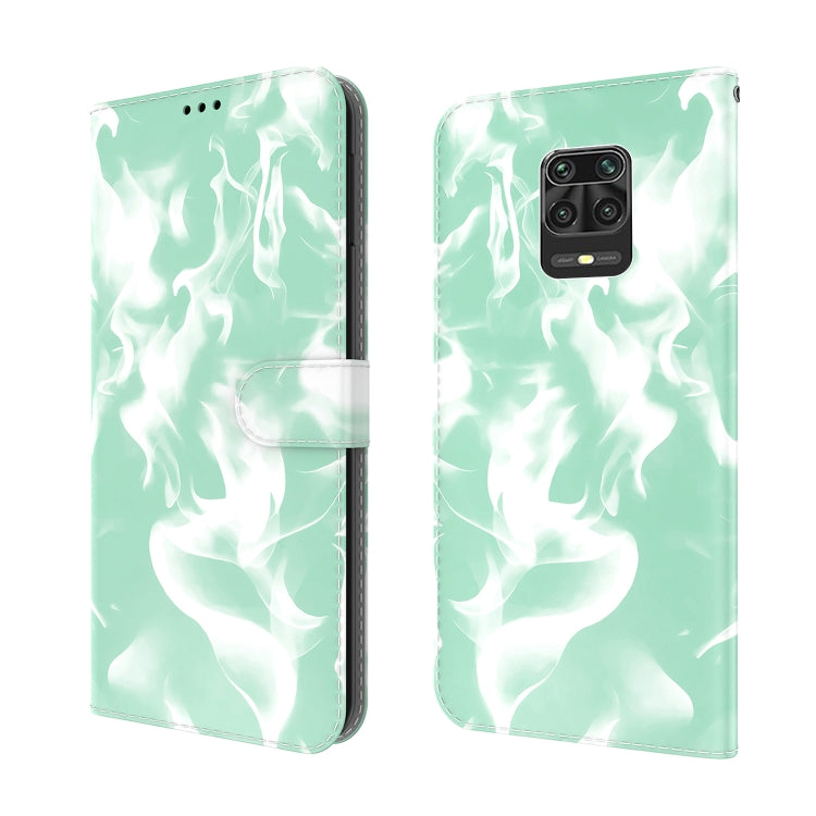 For Xiaomi Redmi Note 9 Pro/Note 9S/Note 9 Pro Max Cloud Fog Pattern Horizontal Flip Leather Case with Holder & Card Slot & Wallet