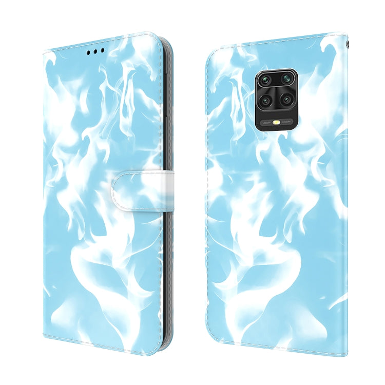 For Xiaomi Redmi Note 9 Pro/Note 9S/Note 9 Pro Max Cloud Fog Pattern Horizontal Flip Leather Case with Holder & Card Slot & Wallet