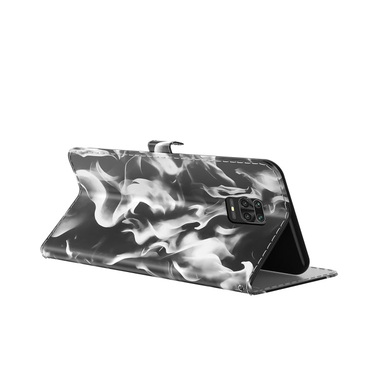 For Xiaomi Redmi Note 9 Pro/Note 9S/Note 9 Pro Max Cloud Fog Pattern Horizontal Flip Leather Case with Holder & Card Slot & Wallet