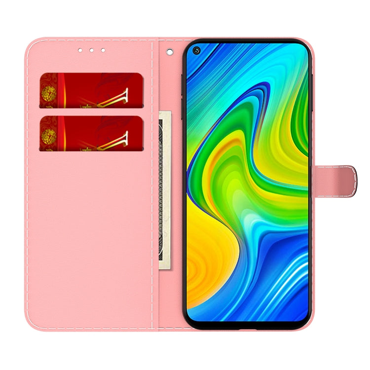 For Xiaomi Redmi Note 9 / 10X 4G Cloud Fog Pattern Horizontal Flip Leather Case with Holder & Card Slot & Wallet