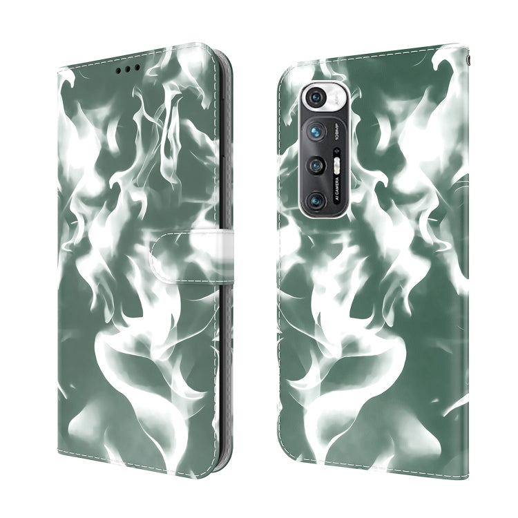 For Xiaomi Mi 10S Cloud Fog Pattern Horizontal Flip Leather Case with Holder & Card Slot & Wallet