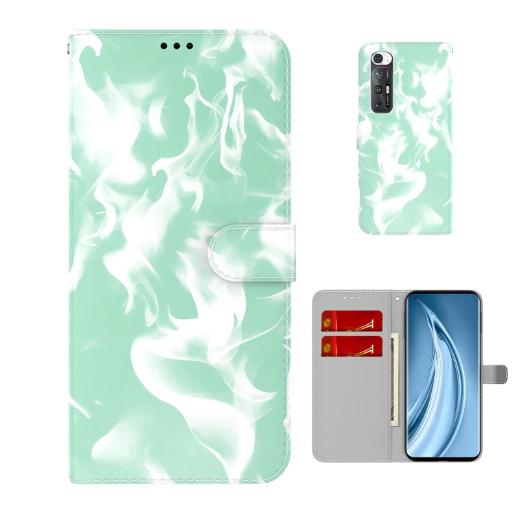 For Xiaomi Mi 10S Cloud Fog Pattern Horizontal Flip Leather Case with Holder & Card Slot & Wallet