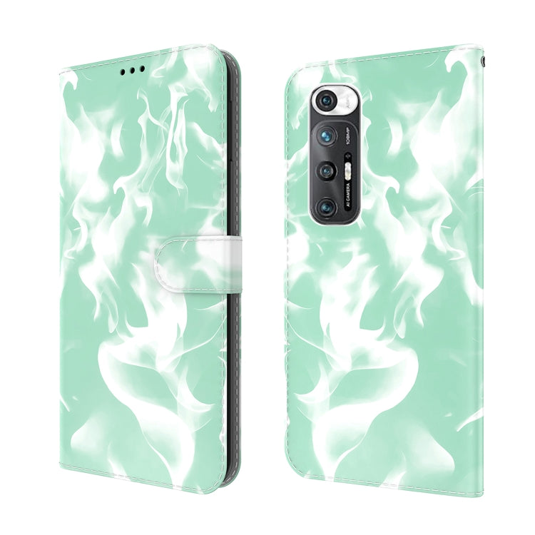 For Xiaomi Mi 10S Cloud Fog Pattern Horizontal Flip Leather Case with Holder & Card Slot & Wallet