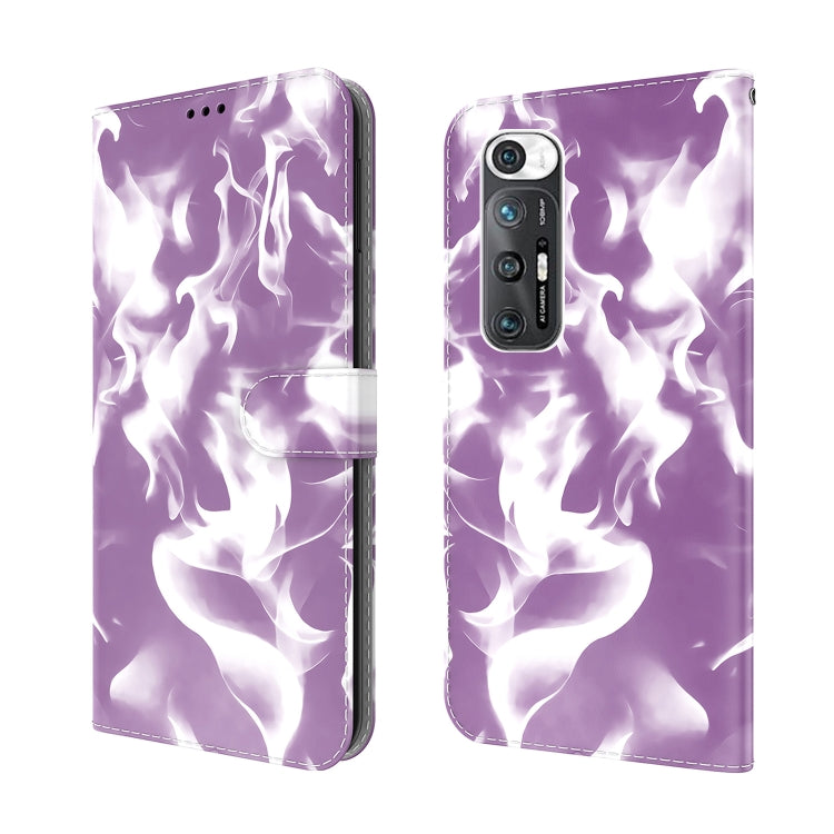 For Xiaomi Mi 10S Cloud Fog Pattern Horizontal Flip Leather Case with Holder & Card Slot & Wallet