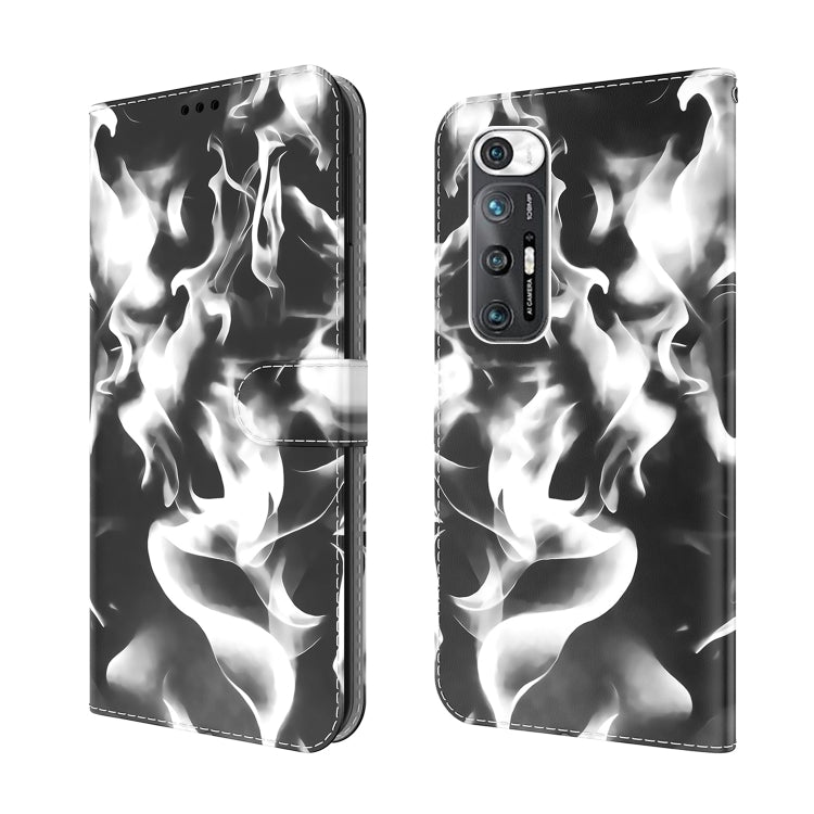 For Xiaomi Mi 10S Cloud Fog Pattern Horizontal Flip Leather Case with Holder & Card Slot & Wallet