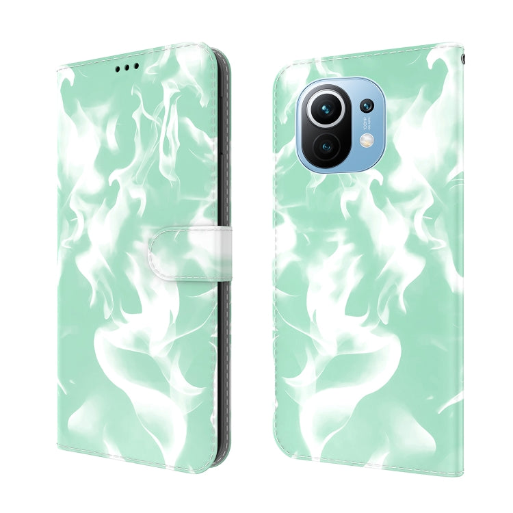 For Xiaomi Mi 11 Cloud Fog Pattern Horizontal Flip Leather Case with Holder & Card Slot & Wallet